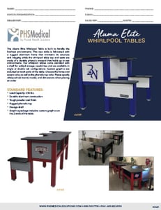 Stor-Edge Double Whirlpool Tables Data Sheet