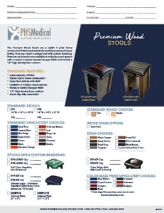 Premium Wood Stools Data Sheet