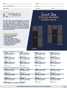 Smart Step Puzzle Runner Mat Data Sheet