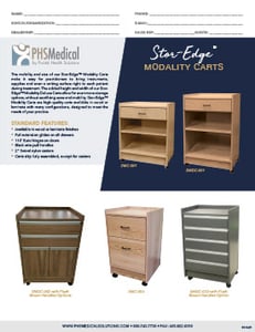 SMC-001 Stor-Edge Modality Cart Data Sheet