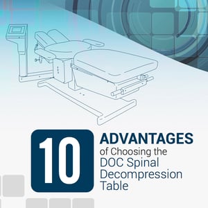 10 Advantages of Choosing DOC Spinal Decompression Table with DOC line drawing