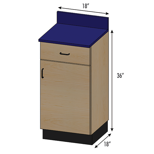 SEMCB-001-1D Base Cabinet